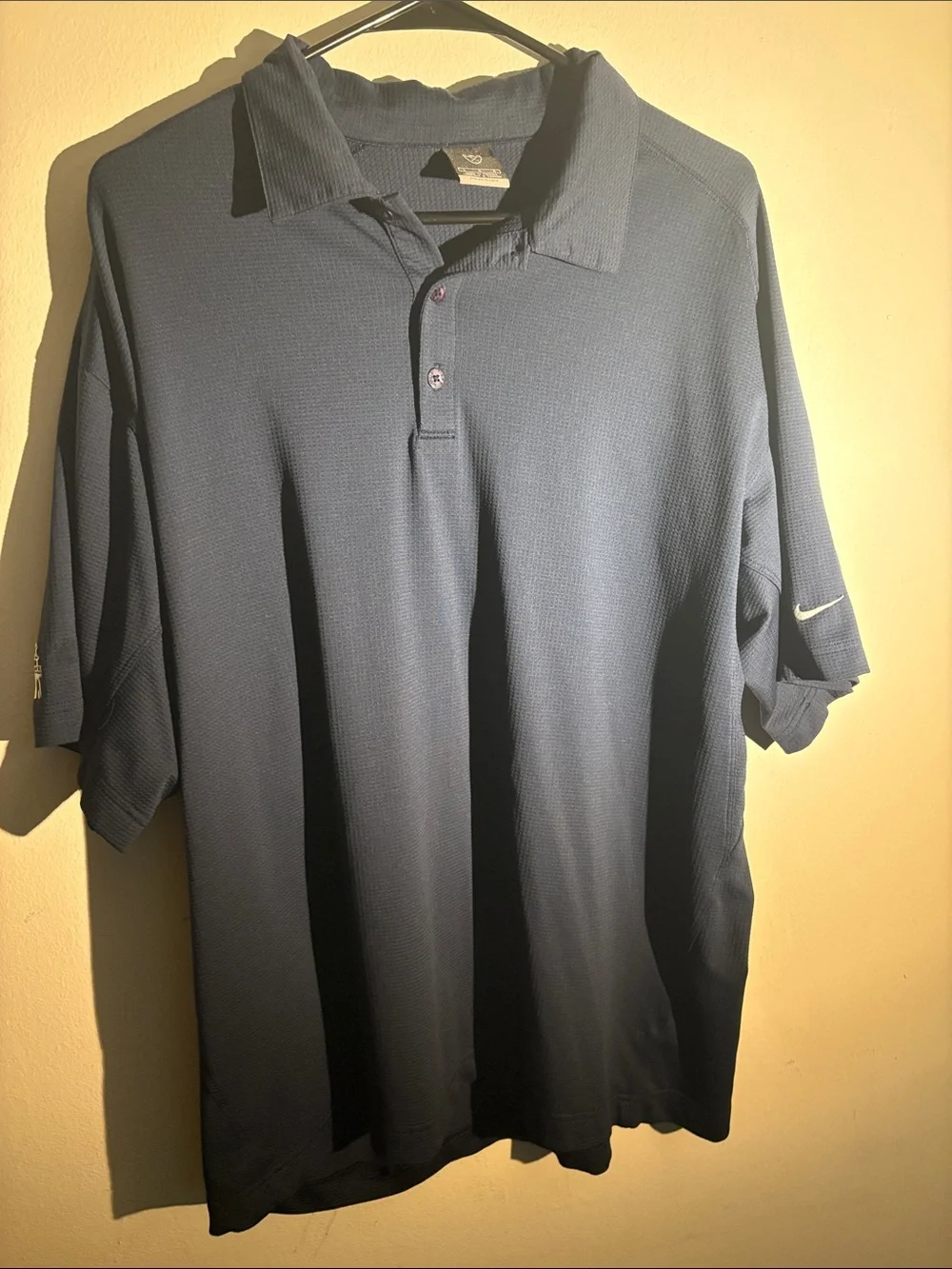 Nike Men's Dark Blue Dri-FIT Polo